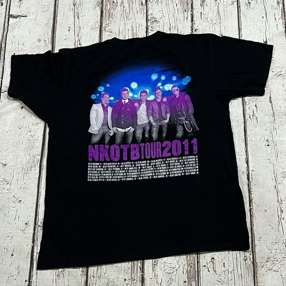 New Kids on the Block 2011 Pop Music Tour Top Tee Tshirt - Picture 4 of 7